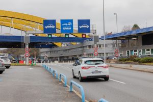 La douane de Bardonnex. Suisse France  Novembre 2021